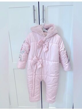 Lapin House Hooded Puffer Baby Snowsuit